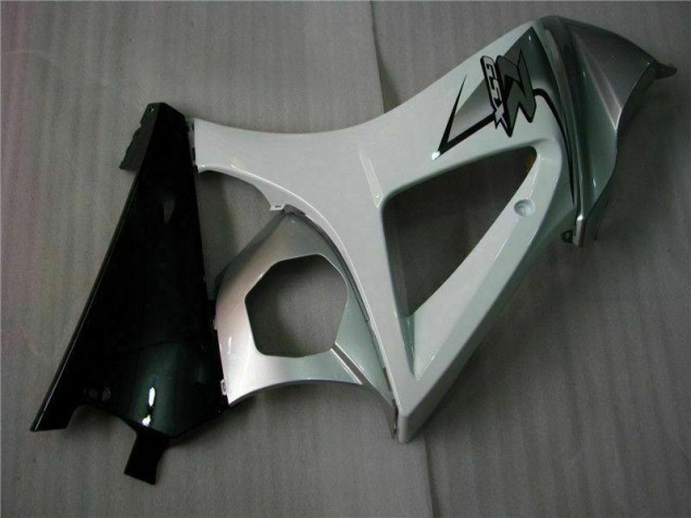 Silver White 2007-2008 Suzuki GSXR 1000 Motorcycle Fairings