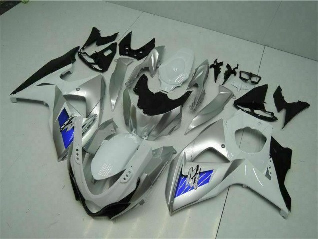 Silver White 2009-2016 Suzuki GSXR 1000 Motorcycle Fairings Silver White 2009-2016 Suzuki GSXR 1000 Motorcycle Fairings