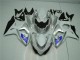 Silver White 2009-2016 Suzuki GSXR 1000 Motorcycle Fairings Silver White 2009-2016 Suzuki GSXR 1000 Motorcycle Fairings