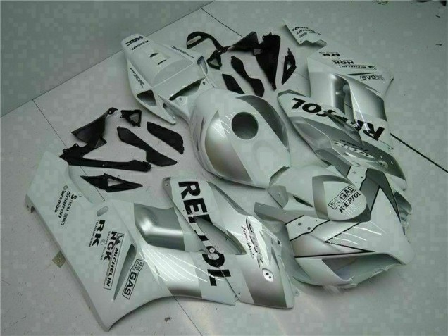 Silver White Repsol 2004-2005 Honda CBR1000RR Motorcycle Fairing Silver White Repsol 2004-2005 Honda CBR1000RR Motorcycle Fairing