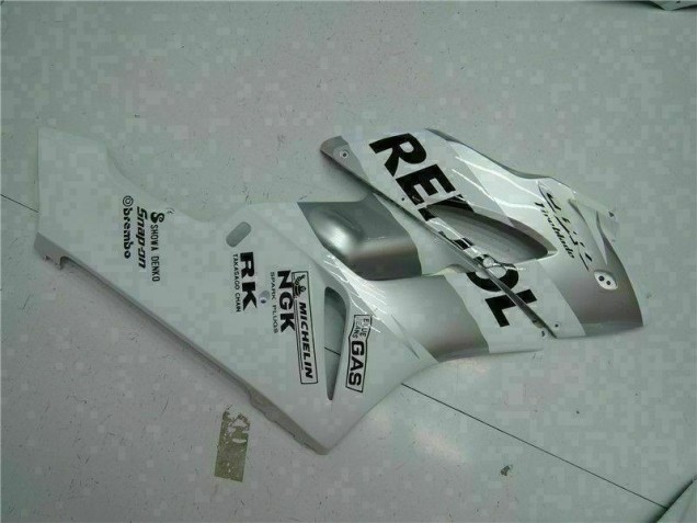 Silver White Repsol 2004-2005 Honda CBR1000RR Motorcycle Fairing Silver White Repsol 2004-2005 Honda CBR1000RR Motorcycle Fairing