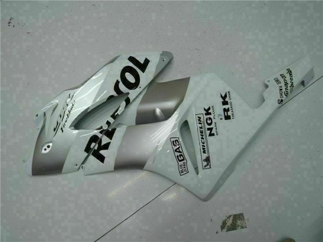 Silver White Repsol 2004-2005 Honda CBR1000RR Motorcycle Fairing Silver White Repsol 2004-2005 Honda CBR1000RR Motorcycle Fairing