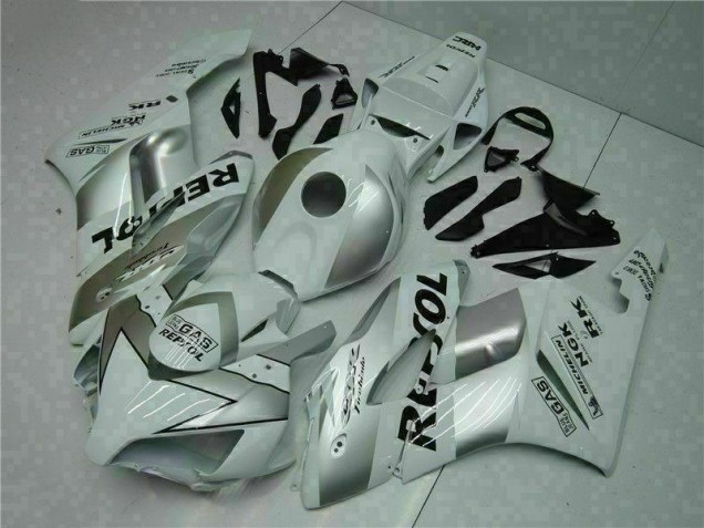 Silver White Repsol 2004-2005 Honda CBR1000RR Motorcycle Fairing Silver White Repsol 2004-2005 Honda CBR1000RR Motorcycle Fairing