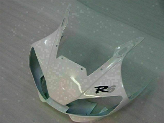 White 1998-2002 Yamaha YZF R6 Motorcycle Fairings White 1998-2002 Yamaha YZF R6 Motorcycle Fairings