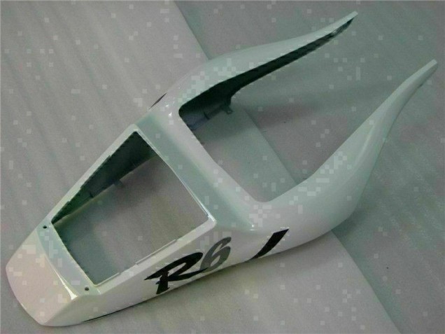 White 1998-2002 Yamaha YZF R6 Motorcycle Fairings White 1998-2002 Yamaha YZF R6 Motorcycle Fairings