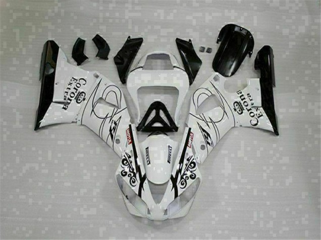 White 2000-2001 Yamaha YZF R1 Motorcycle Bodywork White 2000-2001 Yamaha YZF R1 Motorcycle Bodywork