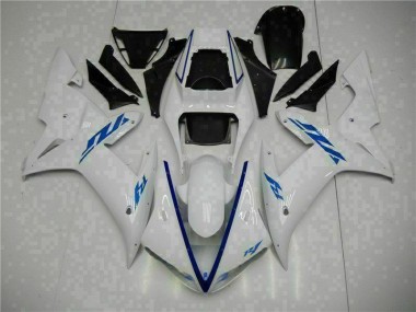 White 2002-2003 Yamaha YZF R1 Motorcycle Fairings
