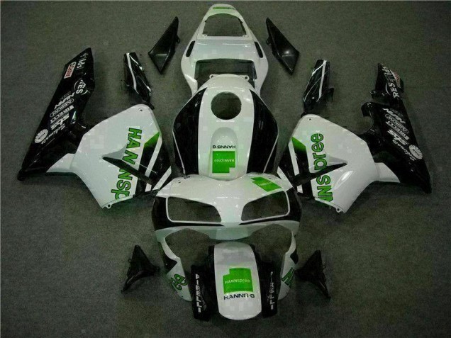 White 2003-2004 Honda CBR600RR ABS Motorcycle Fairing White 2003-2004 Honda CBR600RR ABS Motorcycle Fairing