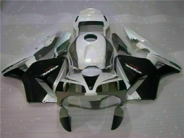 White 2003-2004 Honda CBR600RR Aftermarket Motorcycle Fairing