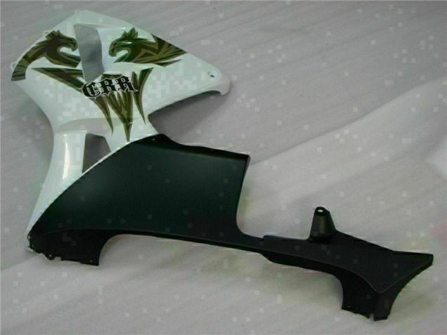 White 2003-2004 Honda CBR600RR Full ABS Motorcycle Fairing White 2003-2004 Honda CBR600RR Full ABS Motorcycle Fairing