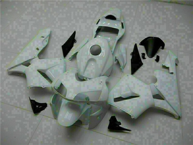 White 2003-2004 Honda CBR600RR Motorcycle Fairing & Bodywork White 2003-2004 Honda CBR600RR Motorcycle Fairing & Bodywork