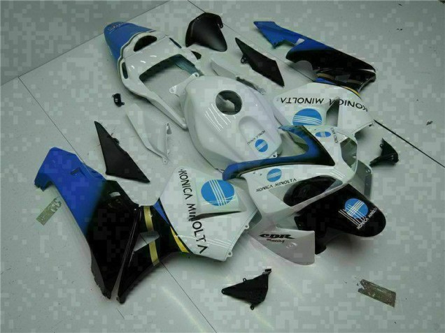 White 2003-2004 Honda CBR600RR Motorcycle Fairing Kits & Plastic White 2003-2004 Honda CBR600RR Motorcycle Fairing Kits & Plastic