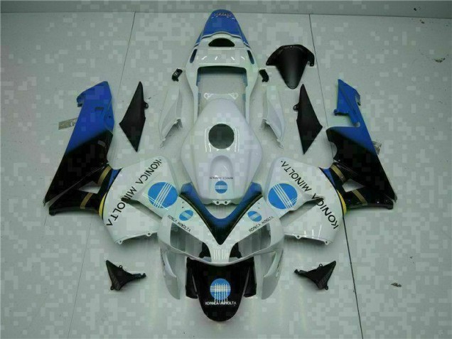 White 2003-2004 Honda CBR600RR Motorcycle Fairing Kits & Plastic White 2003-2004 Honda CBR600RR Motorcycle Fairing Kits & Plastic