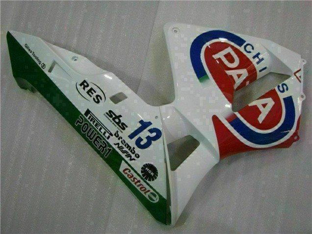 White 2003-2004 Honda CBR600RR Motorcycle Fairing White 2003-2004 Honda CBR600RR Motorcycle Fairing