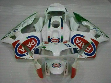 White 2003-2004 Honda CBR600RR Motorcycle Fairing