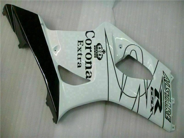 White 2003-2004 Suzuki GSXR 1000 Motorcycle Bodywork White 2003-2004 Suzuki GSXR 1000 Motorcycle Bodywork