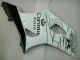 White 2003-2004 Suzuki GSXR 1000 Motorcycle Bodywork White 2003-2004 Suzuki GSXR 1000 Motorcycle Bodywork