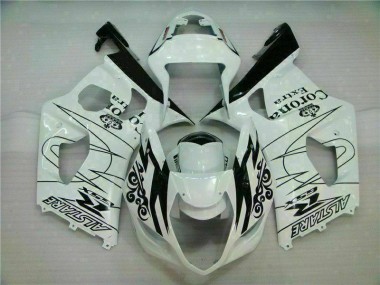 White 2003-2004 Suzuki GSXR 1000 Motorcycle Bodywork