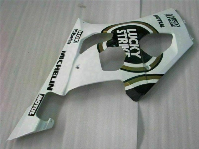 White 2003-2004 Suzuki GSXR 1000 Motorcycle Fairing White 2003-2004 Suzuki GSXR 1000 Motorcycle Fairing