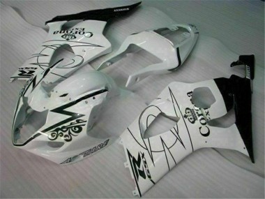 White 2003-2004 Suzuki GSXR 1000 Motorcycle Fairings