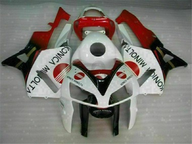 White 2005-2006 Honda CBR600RR ABS Motorcycle Fairings