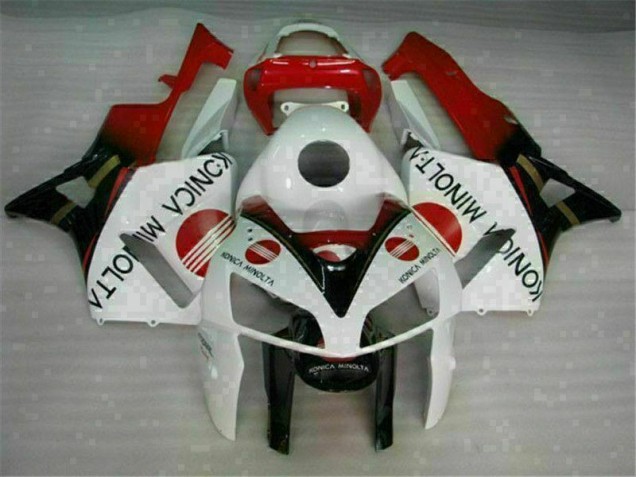 White 2005-2006 Honda CBR600RR ABS Motorcycle Fairings