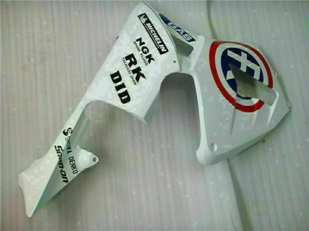 White 2005-2006 Honda CBR600RR Motorcycle Fairing Kits & Plastic White 2005-2006 Honda CBR600RR Motorcycle Fairing Kits & Plastic