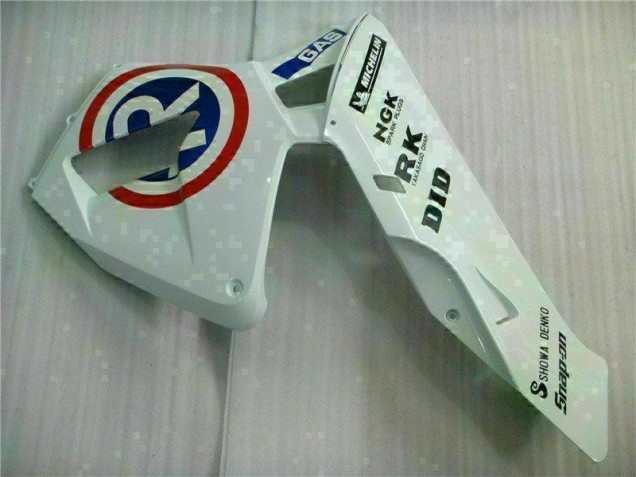 White 2005-2006 Honda CBR600RR Motorcycle Fairing Kits & Plastic White 2005-2006 Honda CBR600RR Motorcycle Fairing Kits & Plastic
