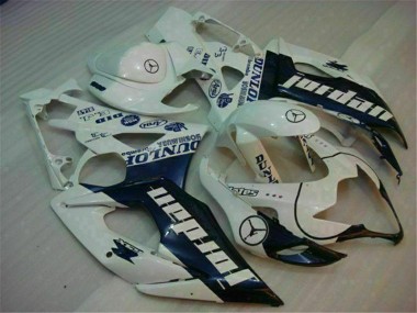 White 2005-2006 Suzuki GSXR 1000 Full Motorcycle Fairing Kits