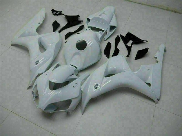 White 2006-2007 Honda CBR1000RR Motorcycle Bodywork White 2006-2007 Honda CBR1000RR Motorcycle Bodywork