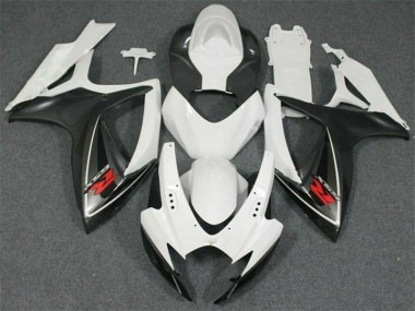 White 2006-2007 Suzuki GSXR 600/750 Motorcycle Fairings