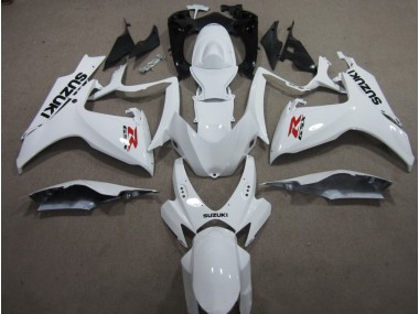 White 2006-2007 Suzuki GSXR 600 Motorcycle Fairings