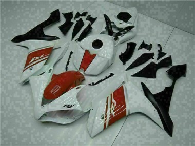 White 2007-2008 Yamaha YZF R1 Motorcycle Bodywork