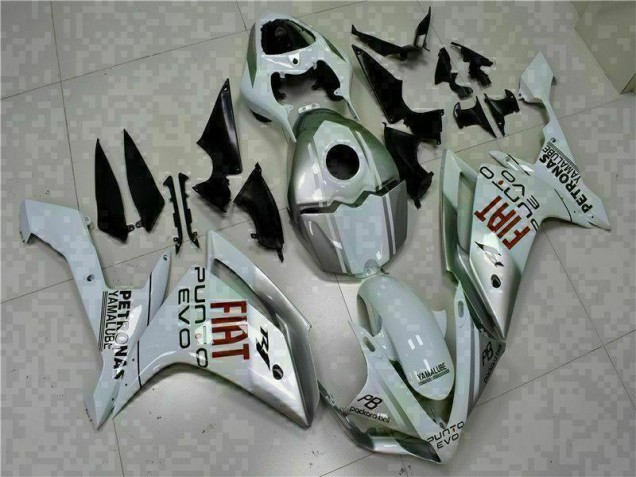 White 2007-2008 Yamaha YZF R1 Motorcycle Fairing Kits & Plastic White 2007-2008 Yamaha YZF R1 Motorcycle Fairing Kits & Plastic