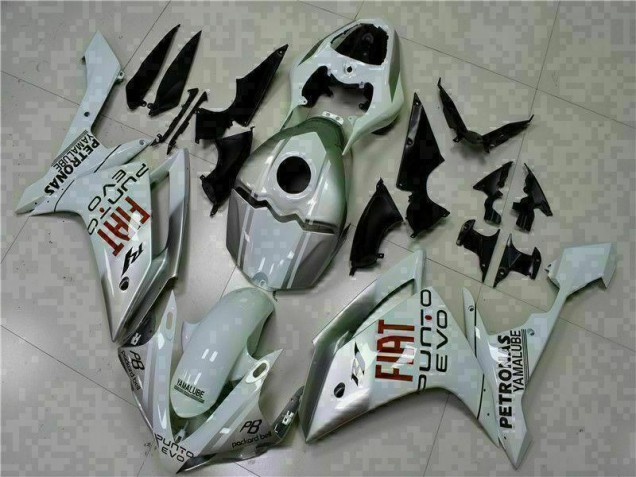 White 2007-2008 Yamaha YZF R1 Motorcycle Fairing Kits & Plastic White 2007-2008 Yamaha YZF R1 Motorcycle Fairing Kits & Plastic
