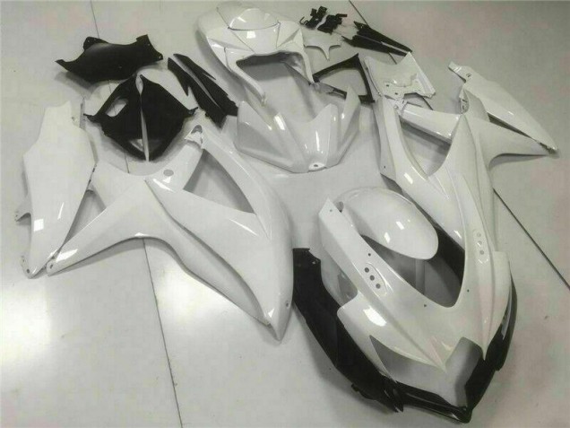 White 2008-2010 Suzuki GSXR 600/750 Motorcycle Bodywork White 2008-2010 Suzuki GSXR 600/750 Motorcycle Bodywork