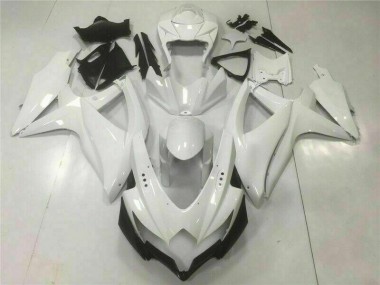 White 2008-2010 Suzuki GSXR 600/750 Motorcycle Bodywork