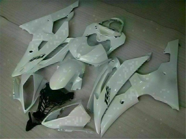 White 2008-2016 Yamaha YZF R6 Full Motorcycle Fairing Kits White 2008-2016 Yamaha YZF R6 Full Motorcycle Fairing Kits