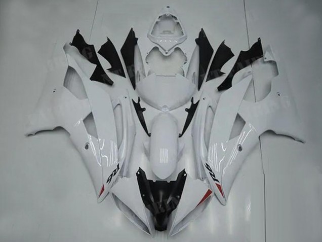 White 2008-2016 Yamaha YZF R6 Motorcycle Bodywork White 2008-2016 Yamaha YZF R6 Motorcycle Bodywork