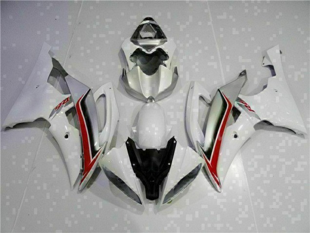White 2008-2016 Yamaha YZF R6 Motorcycle Fairing White 2008-2016 Yamaha YZF R6 Motorcycle Fairing
