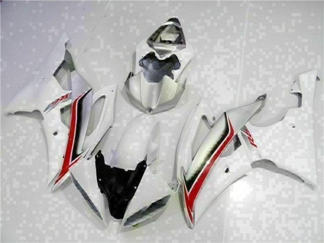 White 2008-2016 Yamaha YZF R6 Motorcycle Fairing White 2008-2016 Yamaha YZF R6 Motorcycle Fairing