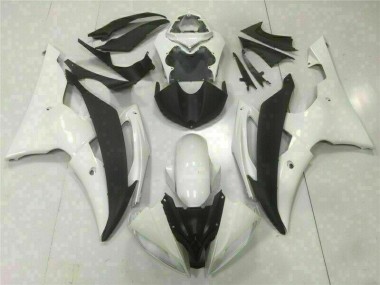 White 2008-2016 Yamaha YZF R6 Motorcycle Fairings