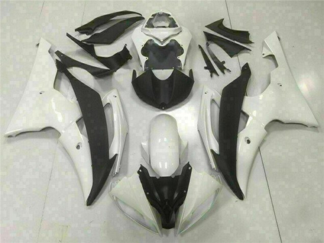 White 2008-2016 Yamaha YZF R6 Motorcycle Fairings White 2008-2016 Yamaha YZF R6 Motorcycle Fairings