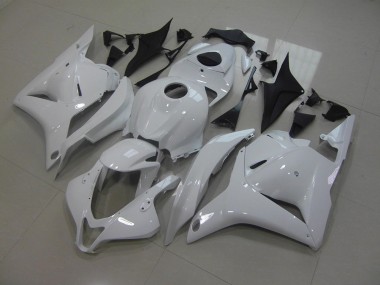 White 2009-2012 Honda CBR600RR Motorcycle Bodywork
