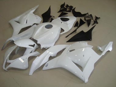 White 2009-2012 Honda CBR600RR Motorcycle Fairing