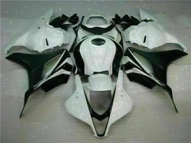 White 2009-2012 Honda CBR600RR Motorcycle Fairings