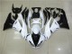 White 2009-2012 Kawasaki ZX6R Motorcycle Fairings White 2009-2012 Kawasaki ZX6R Motorcycle Fairings
