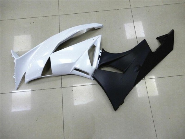 White 2009-2012 Kawasaki ZX6R Motorcycle Fairings White 2009-2012 Kawasaki ZX6R Motorcycle Fairings