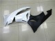 White 2009-2012 Kawasaki ZX6R Motorcycle Fairings White 2009-2012 Kawasaki ZX6R Motorcycle Fairings