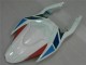 White 2009-2016 Suzuki GSXR 1000 Motorcycle Fairings White 2009-2016 Suzuki GSXR 1000 Motorcycle Fairings